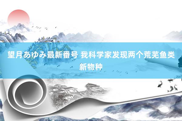 望月あゆみ最新番号 我科学家发现两个荒芜鱼类新物种