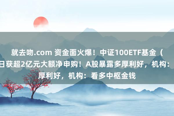 就去吻.com 资金面火爆！中证100ETF基金（562000）单日获超2亿元大额净申购！A股暴露多厚利好，机构：看多中枢金钱