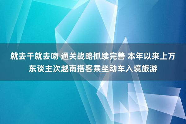 就去干就去吻 通关战略抓续完善 本年以来上万东谈主次越南搭客乘坐动车入境旅游