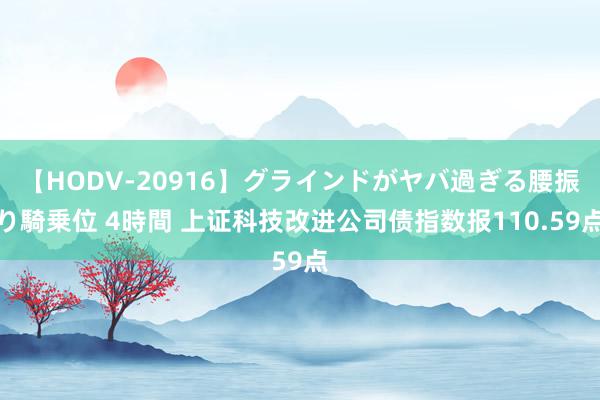 【HODV-20916】グラインドがヤバ過ぎる腰振り騎乗位 4時間 上证科技改进公司债指数报110.59点