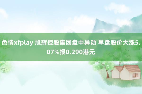 色情xfplay 旭辉控股集团盘中异动 早盘股价大涨5.07%报0.290港元