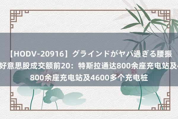 【HODV-20916】グラインドがヤバ過ぎる腰振り騎乗位 4時間 好意思股成交额前20：特斯拉通达800余座充电站及4600多个充电桩