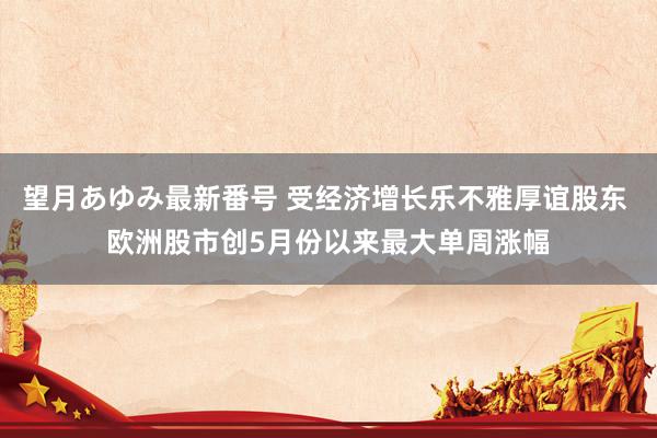 望月あゆみ最新番号 受经济增长乐不雅厚谊股东 欧洲股市创5月份以来最大单周涨幅