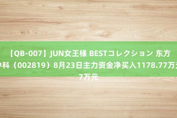 【QB-007】JUN女王様 BESTコレクション 东方中科（002819）8月23日主力资金净买入1178.77万元